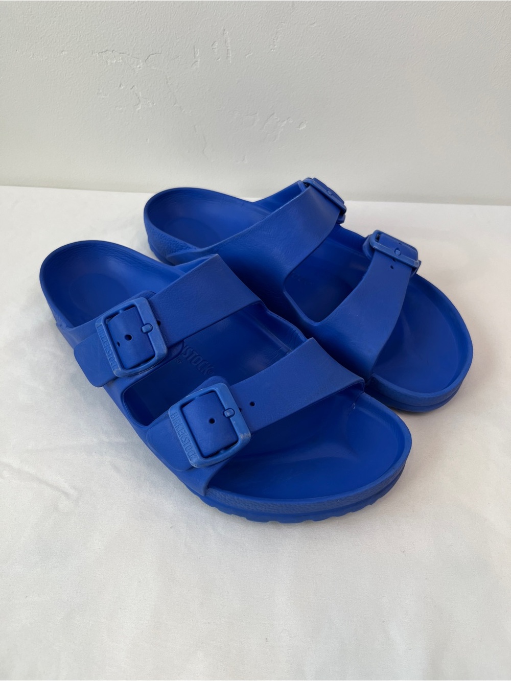 Birkenstock Arizona EVA Ultra Blue Waterproof Slide Sandals Womens 10 Mens 8